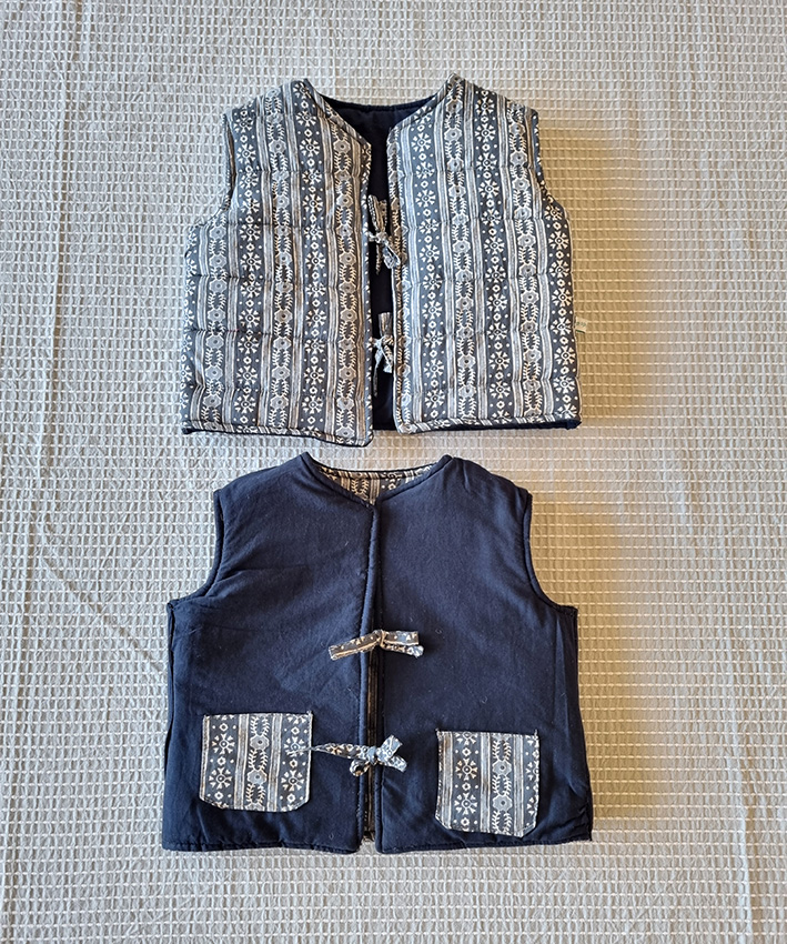 Chaleco guateado reversible - Imagen 3