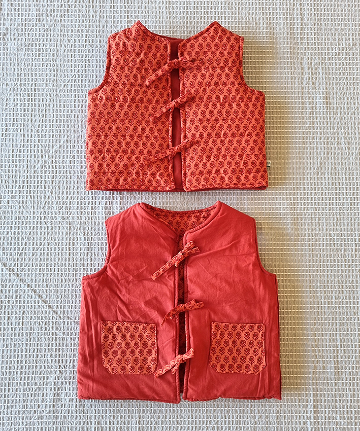 Chaleco guateado reversible - Imagen 2
